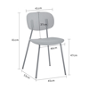 Imagen de Silla de Comedor de Polipropileno Reforzado Diseño Perforado Mövi