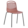 Imagen de Silla de Comedor Bicolor con Patas de Hierro Mövi