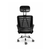 Imagen de Silla De Escritorio Ergonómica Con Apoyacabezas Negra Mövi