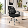 Imagen de Silla De Escritorio Ergonómica Con Apoyacabezas Negra Mövi