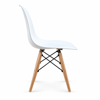 Imagen de Silla Comedor Nórdica Eames Blanca Mövi
