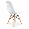 Imagen de Silla Comedor Nórdica Eames Blanca Mövi
