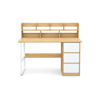 Imagen de Escritorio 3 Cajones Combinación Estantes Madera y Metal Mövi