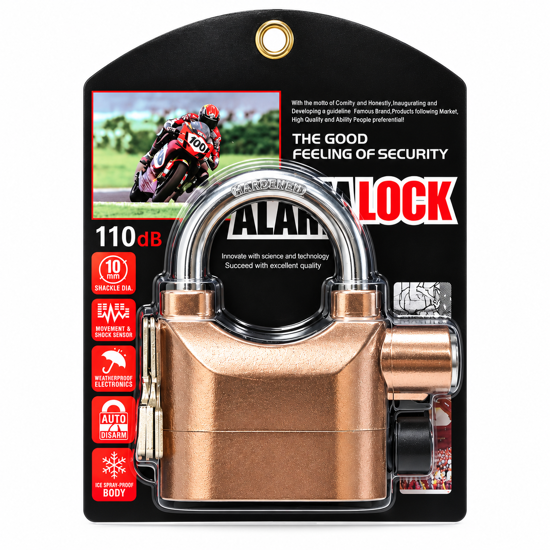 Imagen de Candado de Moto con Alarma 003