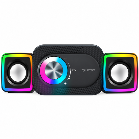 Imagen de Parlantes PC MIRAGE USB + Jack 3.5 mm RGB