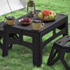 Imagen de Mesa Resistente Plebable Jardin Camping Playa 46cm